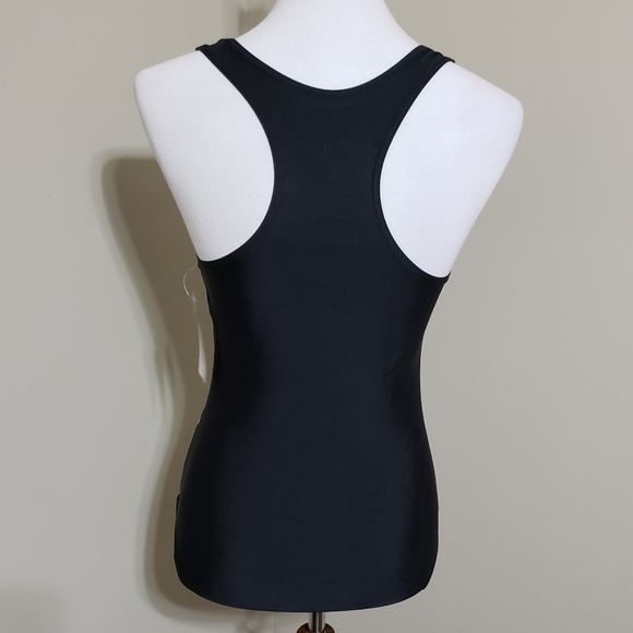 Blue brush strokes swimsuit - Picture 3 of 3